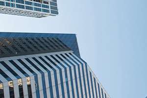 Skyscrapers, low angle view