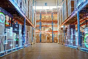 Futuristic Technology Retail Warehouse: Digitalization and Visualization of Industry 4.0 Process that Analyzes Goods