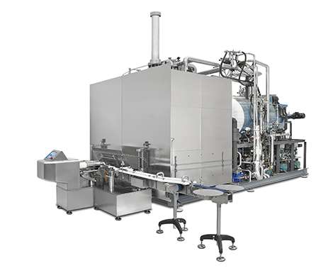 GMP, Lyozeta industrial freeze dryers with capacity up to 60 square meters of plate surface.