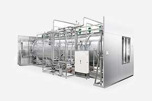 SteriDelta A, steam and air mixture sterilization autoclaves specially designed for sterilizing large batches of parenteral solutions.