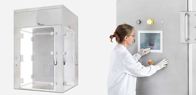 New Safety Airlock Systems (SAS) with integrated ionHP+ bio-decontamination system