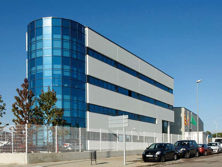 Exterior view of one of the Telstar buildings located in Spain