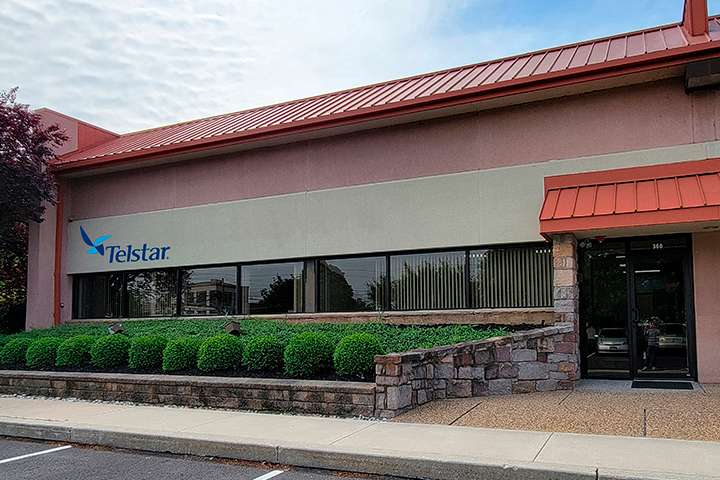 Exterior view of the Teltar building in the United States